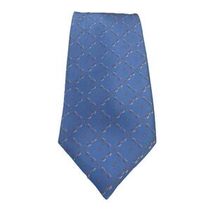 NWT ALLYN Saint George American Couture Men’s Tie 3.75” Light Blue Silk Handmade